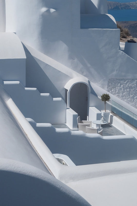 Whitewashed Houses In Santorini